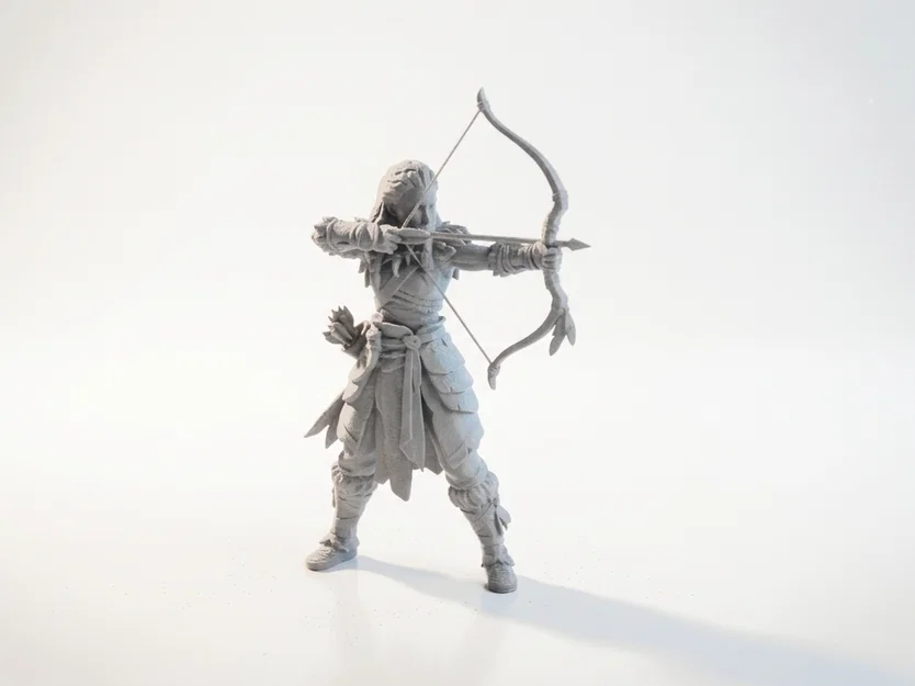Mô hình tượng thợ săn bộ lạc Archer in 3D - Image 1