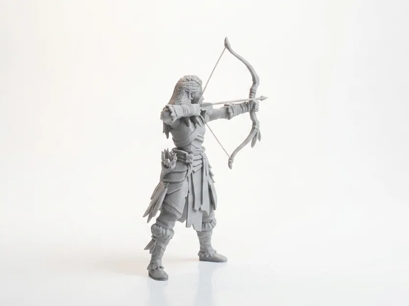Mô hình tượng thợ săn bộ lạc Archer in 3D - Image 2