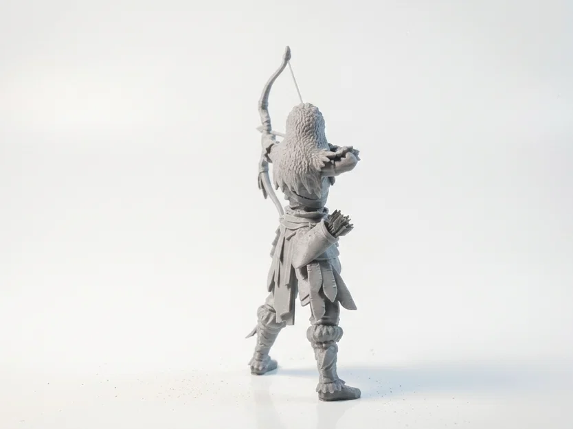 Mô hình tượng thợ săn bộ lạc Archer in 3D - Image 3