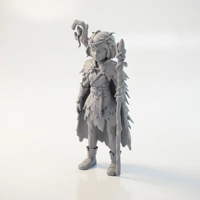 Mô hình in 3D Tree Elf Fantasy - Tượng tiên cây tinh xảo
