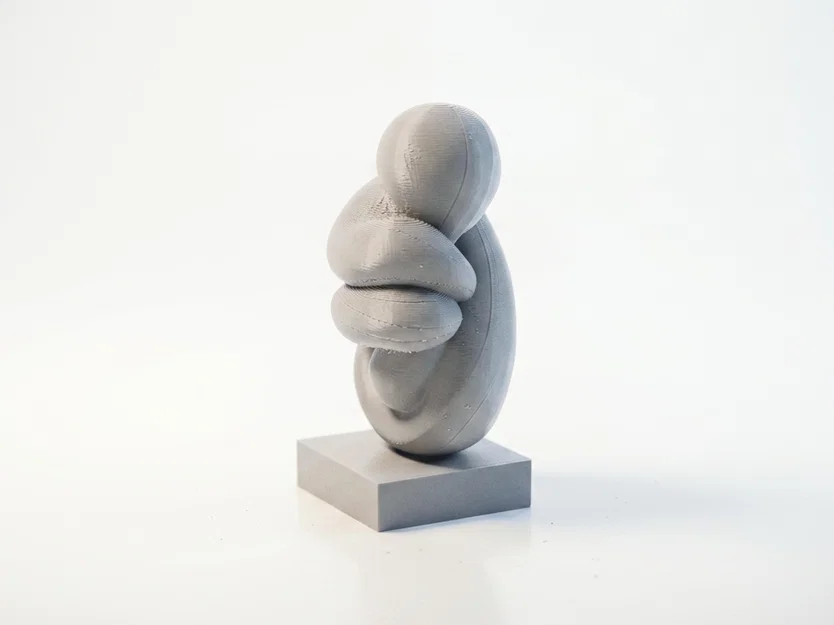 Mô hình điêu khắc trừu tượng Người phụ nữ uốn lượn - File in 3D - Image 3