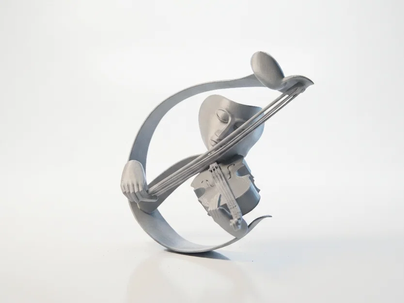 Mô hình nghệ sĩ vĩ cầm - File 3D in ấn chất lượng cao - Image 1