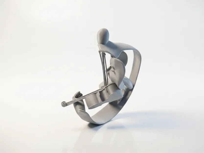 Mô hình nghệ sĩ vĩ cầm - File 3D in ấn chất lượng cao - Image 4