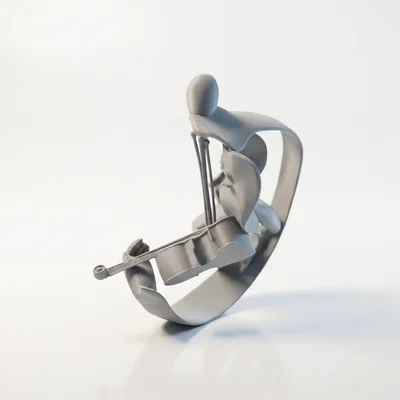 Mô hình nghệ sĩ vĩ cầm - File 3D in ấn chất lượng cao
