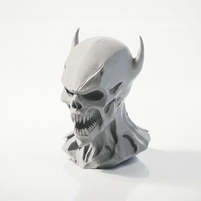 Mô Hình 3D Đầu Lâu Ma Cà Rồng Kinh Dị Dành Cho In 3D