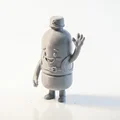 Mô hình linh vật Water Guy in 3D - Thumbnail 1