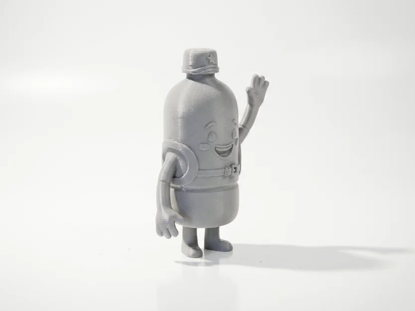 Mô hình linh vật Water Guy in 3D - Image 2