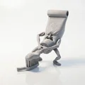 Mô hình 3D ống kem đánh răng nhân hóa cực chất - Thumbnail 1