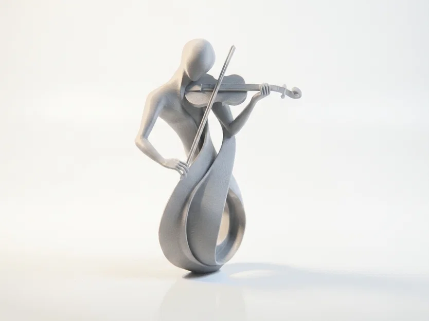 Tượng Nghệ Sĩ Violin - Mẫu In 3D Nghệ Thuật Đầy Tinh Tế - Image 2