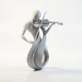 Tượng Nghệ Sĩ Violin - Mẫu In 3D Nghệ Thuật Đầy Tinh Tế - Thumbnail 2