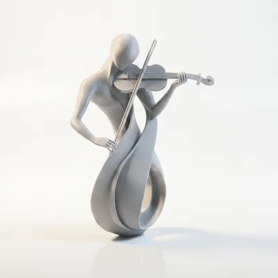 Tượng Nghệ Sĩ Violin - Mẫu In 3D Nghệ Thuật Đầy Tinh Tế