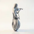 Tượng Nghệ Sĩ Violin - Mẫu In 3D Nghệ Thuật Đầy Tinh Tế - Thumbnail 3