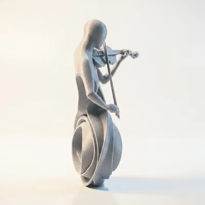 Tượng Nghệ Sĩ Violin - Mẫu In 3D Nghệ Thuật Đầy Tinh Tế