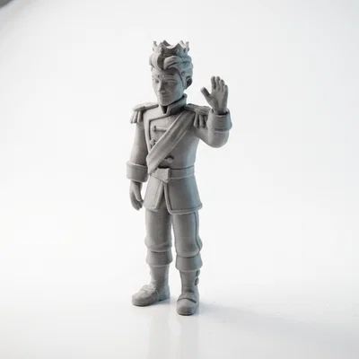 Mô hình Vị Vua Vẫy Tay Chào – Nhân vật hoàng gia in 3D