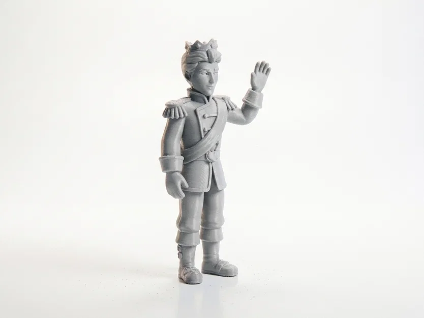 Mô hình Vị Vua Vẫy Tay Chào – Nhân vật hoàng gia in 3D - Image 2
