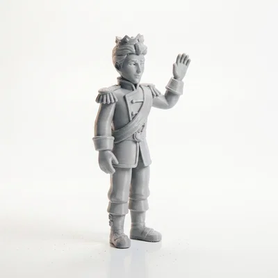 Mô hình Vị Vua Vẫy Tay Chào – Nhân vật hoàng gia in 3D