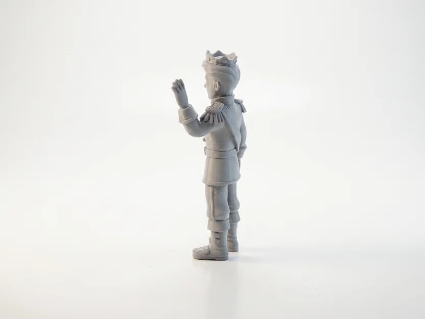 Mô hình Vị Vua Vẫy Tay Chào – Nhân vật hoàng gia in 3D - Image 4
