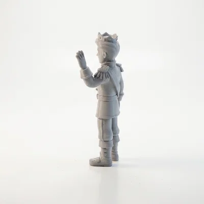 Mô hình Vị Vua Vẫy Tay Chào – Nhân vật hoàng gia in 3D