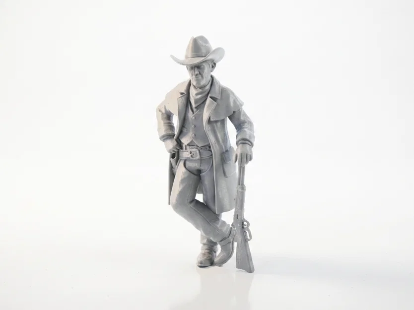 Mô hình cao bồi Western Slinger in 3D - Image 1