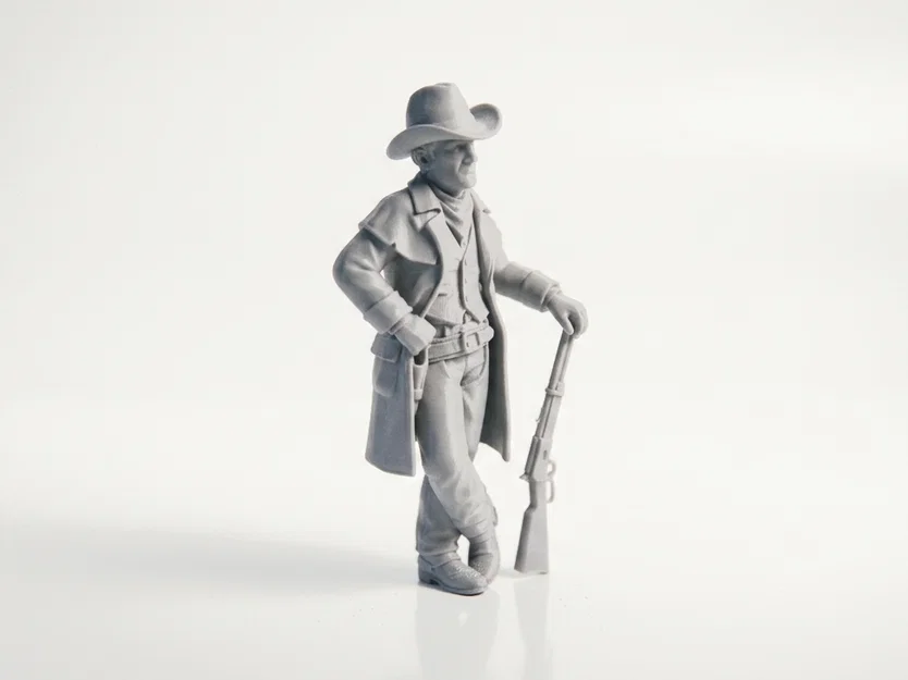 Mô hình cao bồi Western Slinger in 3D - Image 2