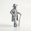 Mô hình cao bồi Western Slinger in 3D - Thumbnail 2
