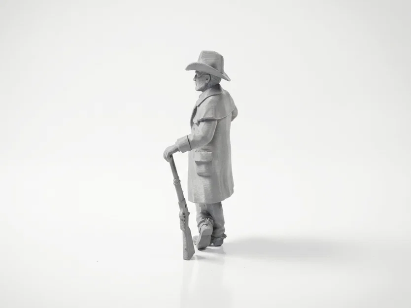 Mô hình cao bồi Western Slinger in 3D - Image 4
