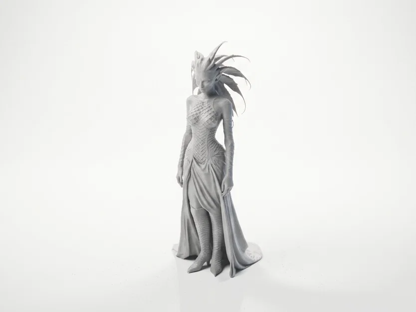 Mô hình Wild Elf Fantasy Figurine in 3D - Image 1
