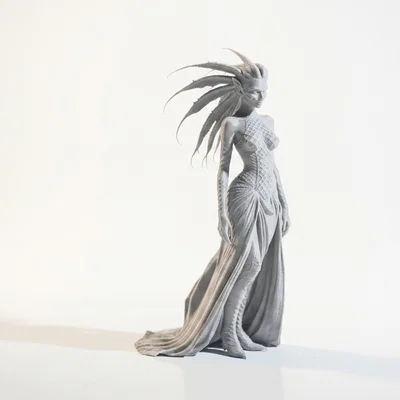 Mô hình Wild Elf Fantasy Figurine in 3D