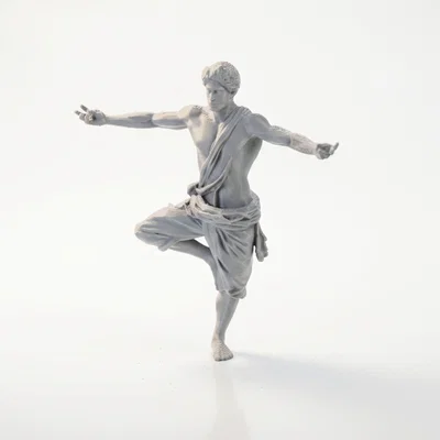 Mô Hình Tượng Yoga Man Thiền Định - File In 3D
