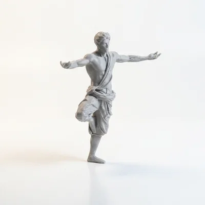 Mô Hình Tượng Yoga Man Thiền Định - File In 3D