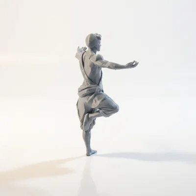 Mô Hình Tượng Yoga Man Thiền Định - File In 3D
