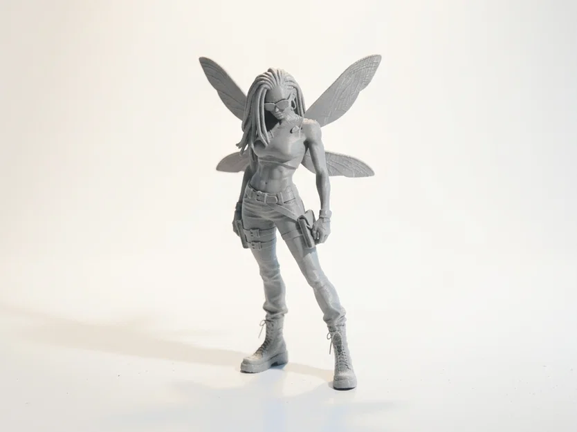 Mô hình nàng tiên có cánh tinh xảo - Tệp in 3D fantasy - Image 1