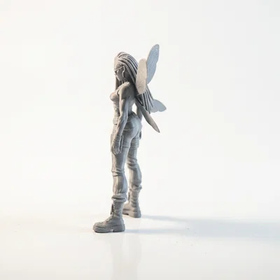 Mô hình nàng tiên có cánh tinh xảo - Tệp in 3D fantasy