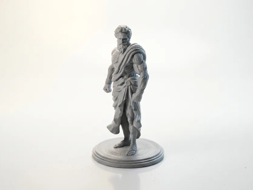 Tượng Thần Zeus Hy Lạp - Mô Hình In 3D Độc Đáo - Image 1