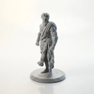 Tượng Thần Zeus Hy Lạp - Mô Hình In 3D Độc Đáo
