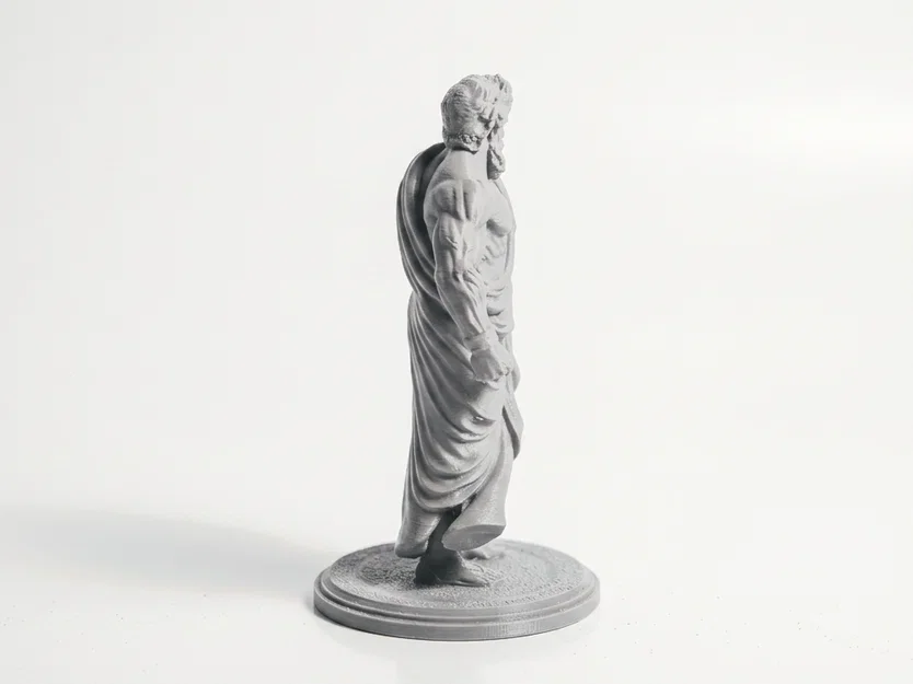 Tượng Thần Zeus Hy Lạp - Mô Hình In 3D Độc Đáo - Image 3