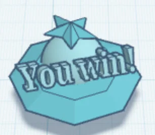 Mô hình 3D chiếc cúp You win! ấn tượng và ý nghĩa - Image 1