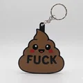 Móc khóa cục phân Kawaii "F*ck" in 3D | Quà tặng vui nhộn - Thumbnail 5