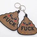 Móc khóa cục phân Kawaii "F*ck" in 3D | Quà tặng vui nhộn - Thumbnail 9