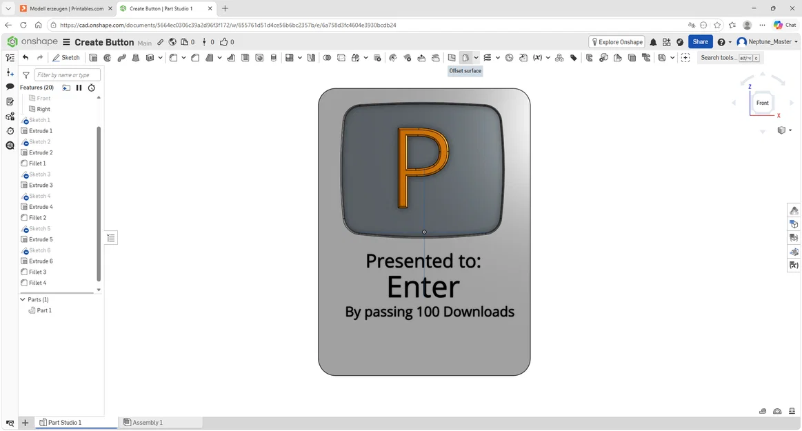 Nút Printables Create Button - Image 1