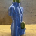 The Prickly Gentleman Planter – Chậu Xương Rồng Torso In 3D Độc Đáo - Thumbnail 1