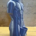 The Prickly Gentleman Planter – Chậu Xương Rồng Torso In 3D Độc Đáo - Thumbnail 2