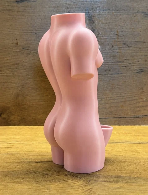 The Prickly Gentleman Planter – Chậu Xương Rồng Torso In 3D Độc Đáo - Image 3