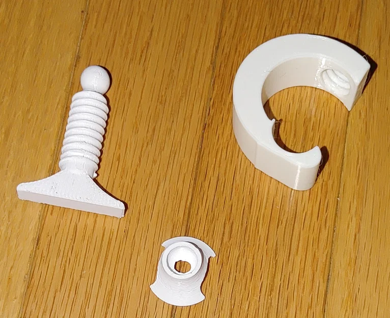 C-Clamp cho ống đường kính 20mm (thiết kế ban đầu cho khung giường) - Image 1