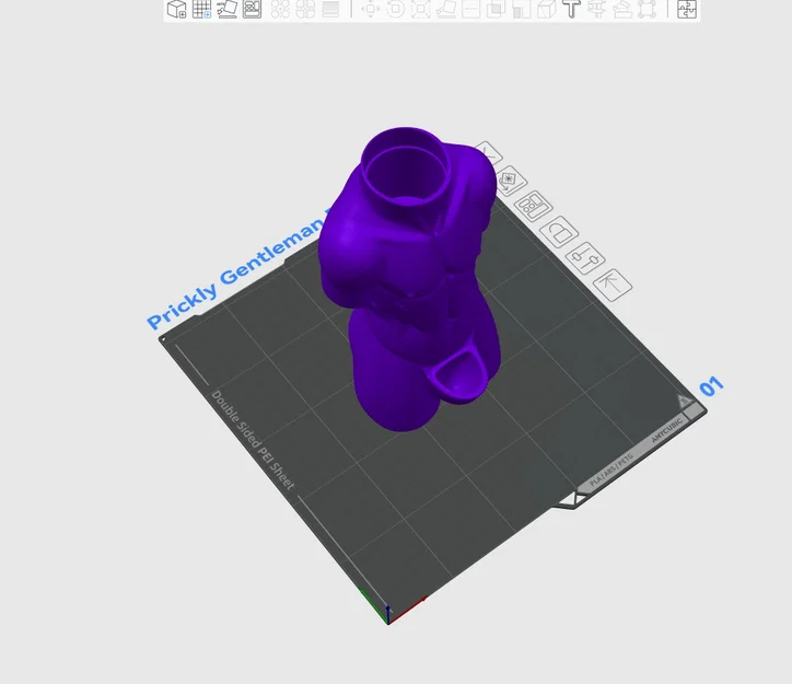 The Prickly Gentleman Planter – Chậu Xương Rồng Torso In 3D Độc Đáo - Image 6