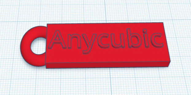 Móc khóa logo Anycubic in 3D - Phụ kiện nhỏ gọn và cực chất - Image 1