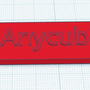 Móc khóa logo Anycubic in 3D - Phụ kiện nhỏ gọn và cực chất