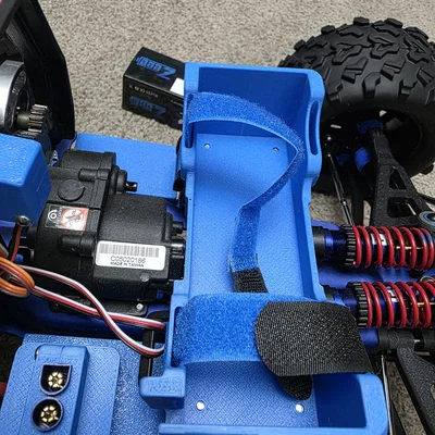 Khay Pin 4S Gắn Trung Tâm Cho Traxxas Revo 3.3 (Ceb 10 Revo)