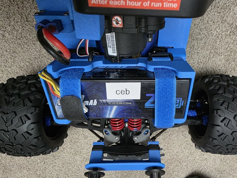 Khay Pin 4S Gắn Trung Tâm Cho Traxxas Revo 3.3 (Ceb 10 Revo) - Image 5