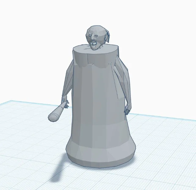 Mô hình 3D nhân vật Granny kinh dị - Phiên bản in tối ưu - Image 1